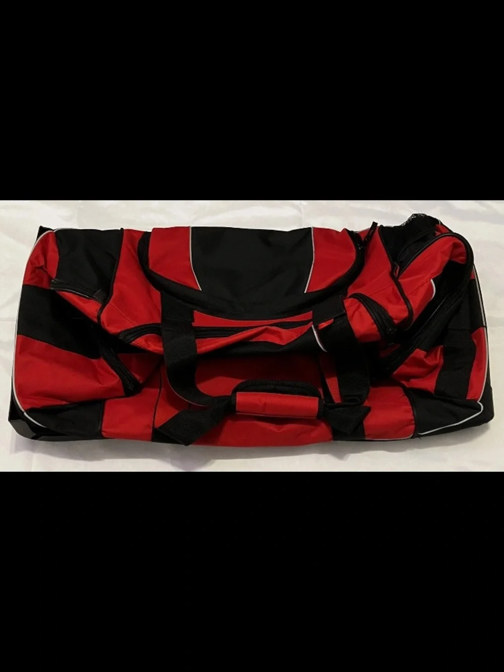 Marlboro Red and Black Travel Duffel Bag